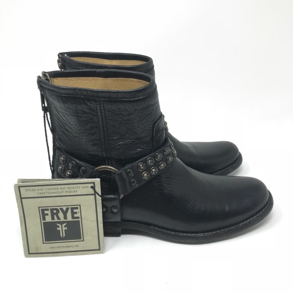 frye women's phillip studded harness boot